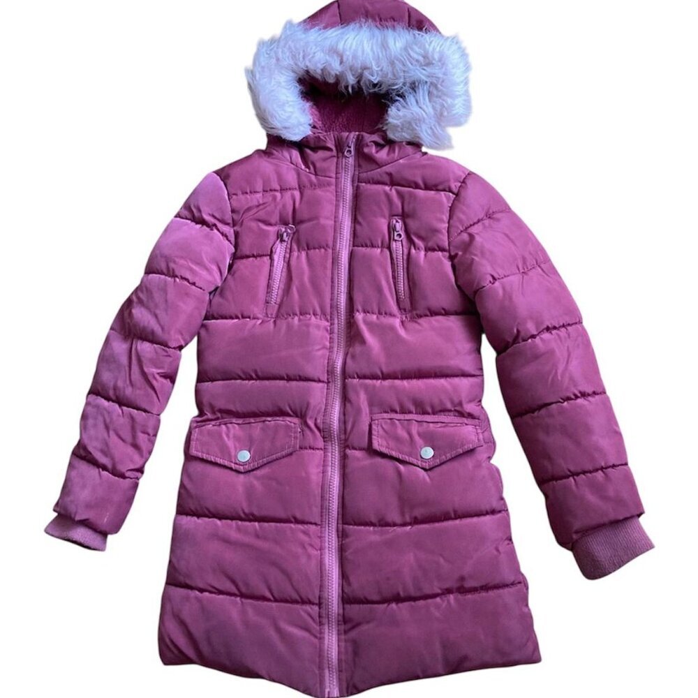 Arctic Squad Winter Puffer Jacket in Purple – Size 8Y